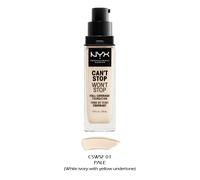 1 NYX Can't Stop Won't Stop Full Coverage Foundation "Pick Your 1 Color" Joy's