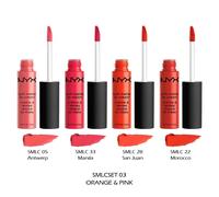 NYX PROFESSIONAL MAKEUP Soft Matte Lip Cream, Lightweight Liquid Lipstick - Antwerp (Mid-Tone Yellow-Toned Pin