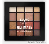 NYX Professional Makeup Ultimate Shadow Palette Eyeshadow Palette Shade 03 Warm Neutrals 16 x 0.83 g