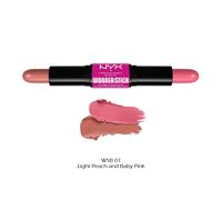 NYX Professional Makeup Wonder Stick Blush (Various Shades) - Light Peach N Baby Pink