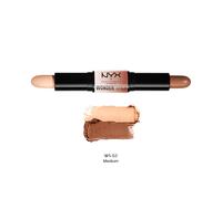 NYX Professional Makeup Wonderstick, Dual-ended, On-the-Go Highlight and Contour Stick, Creamy Texture, Shade: Medium