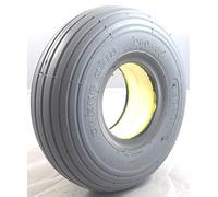 1 of 3.00-4 Grey Solid Ribbed Tread Mobility Scooter Tyre (260x85)(300x4)