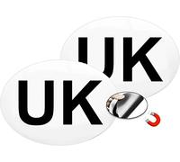1 or 2 Pack UK Magnetic Car Sticker for Europe - GB Stickers for Car Travel - UK Car Magnet - Regulation Size - Weatherproof & Paint-Safe - DVLA Legal Requirement Post-BREXIT (2)
