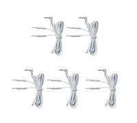 1 or 2 Set, TENS Electrode Wires, Dual Channel Tens Leads with 2mm Pin Connectors 3.5mm Jack Connector, TENS Unit Replacement Cables (5)