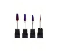 1 or 4pcs Tungsten Carbide Nail Drill Bits Set, 5-in-1 Nail Cleaning & Trimming Tools, Professional Manicure Nail Art(4 PCS)
