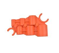 1 Over 4 to 1 Copper Pipe Deburring Depth Gauge Gadget - 6-Size Diameter Measuring and Push-fit Fitting Disassembly Gadget for PVC Pex Cpvc Pert Copper Pipes - Orange