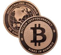 1 oz .999 Pure Copper Round/Challenge Coin (Bitcoin - Cryptocurrency)