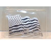 1 oz Old Glory American Flag by SMI 1 oz .999 Silver Bullion Security Art Bar