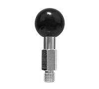 1 Pack 1'' Ball Adapter With M10x1.25 Threaded Metal Support Ball Adapter Easy Fixing Fits For Motorcycles
