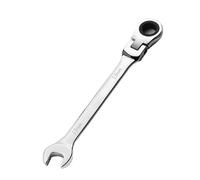1 Pack 13mm Flex-Head Ratcheting Combination Wrench 72-Teeth, Cr-V Constructed, Chrome Plating