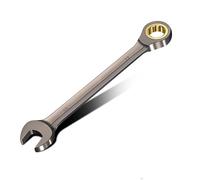 1 Pack 13mm Ratcheting Wrench, Ratchet Combination Wrench, 72-Teeth,Chrome Vanadium Steel