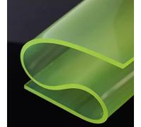 1 Pack 20"x20" Polyurethane Sheet, Thickness 1mm-30mm PU Plate Elastic Rubber Board Oil Wear Resistant Shock Absorbing Pad Damping Plate For Industry (Size : 500 * 500 * 1mm)