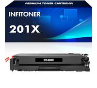 1-Pack 201X M277dw Toner Cartridge Compatible Replacement for HP 201X 201A CF400X CF400A Color Laserjet Pro MFP M277dw M252dw M277n M277 M274n M252n M277c6 M252 M274 Printers ( Black )