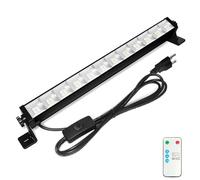 1 Pack 24W LED Shop Lights with Remote,6000K 3600LM Daylight White Garage Light with 6.5FT Power Cord & Switch,Plug in LED Work Light for Garage, Workshop,Yard