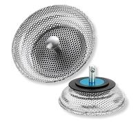 1 Pack 304 Stainless Sink Strainer Plug(Thickened version),Kitchen Sink Plug and Strainer,for Kitchen or Bath Shower Basin Tray - Prevent Blocked Drains and An unpleasant odor in The Kitchen-Size 80mm