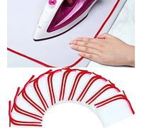 1 Pack 4 Pieces Protective Ironing Mesh Cloth Scorch Saving Ironing Cloth Portable Protector Pads for Avoid Damage Garments Clothes for Steam Pressing on Tabletop or Bed