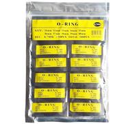 1 Pack 500pcs Watch Gaskets Fix Kit, 0.7mm Thick Rubber Sealing O-Ring Washers, 10 Models Watch Repair Tool for Watchmakers, Waterproof Ring for Watch Back Watch Gaskets Replacement(Diameter 31-40mm)