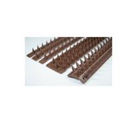(1 Pack - 5m, Brown) Prikkastrip FENCE WALL SPIKES Garden Security