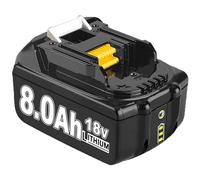 1 Pack 8000mAh 18V Lithium Battery Replacement for Makita Battery 18V, Compatible with Makita 18V Battery BL1860 BL1840 BL1830 BL1820 BL1815 BL1835 BL1845 Cordless Tool with LED Indicator