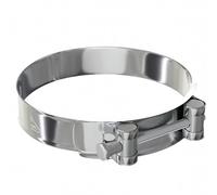 1 Pack - 80mm > 85mm Stainless Steel T-Bolt Hose Clamps Turbo Intake Intercooler Clips