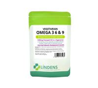 (1 Pack - 90 Capsules) Lindens Vegetarian Omega 3 6 9 Flaxseed Oil 90 Capsules 1000mg Flax Seed