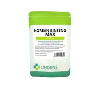 (1 Pack - 90 Tablets) Lindens Korean Ginseng Max 3125mg 90 Tablets 50mg Ginsenosides Quality Natural