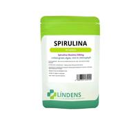 (1 Pack - 90 Tablets) Lindens Spirulina 500mg 90 Tablets Organic Blue-green Algae Chlorophyll Amino