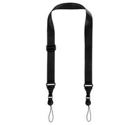1 Pack Adjustable Shoulder Strap with Quick Release Buckles, Comfortable Non-Slip Neck Lanyard Strap for Tablet, Camera, Binoculars, Laptop Bag, Handbag, Luggage - Durable Nylon, Black, Medium Length