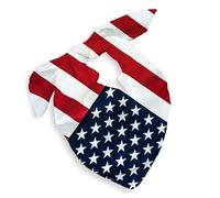1 Pack American Flag Bandana for Men Women and Dogs Gift Packaging - 4th of July Accessories Scarf Headband Neckerchief - Large Hair Face Covering