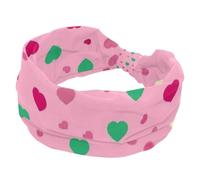 1 Pack Art Love-1776 Elastic Soft Fabric Non-Slip Women's Fashion Headbands - Soft, Wide, and Stylish for All Occasions