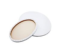 1 Pack Artist Blank Canvas, 20 X 30cm Stretched Canvas Frames Panel Board, Oval Art Board for Acrylic Oil Painting
