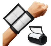1 Pack Athletic Wristband with Clear PVC Window for Youth & Adults, Quarterback Play Wristband for Multiple Sports