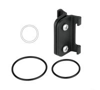 1 Pack Bicycle Race Number Plate Mount Holder For Triathlon Road Bike Seatpost Bracket With Black PVC Material For Racing Events(A)