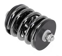 1 Pack Bicycle Rear Shock Absorber Ti Alloy Screw Rod Suspension for Brompton for 3sixty Folding Bike Lightweight Gray Silver Gold 40x68mm Cycling(grey)