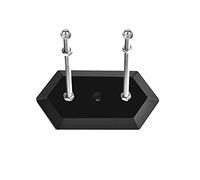 1 Pack Black Skateboard Wall Mount Skateboard Hanger for Skateboard Deck Display and Storage, Floating Effect