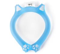 1-Pack Blue Reusable 18℃ Cooling Neck Ring for Summer Heat