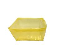 1 Pack Blue VCI Reclosable Poly Bag | VCI Rust Prevention Zip Close Bags for Rustproof Moisture-proof Packaging Metal Protection| Anti-rust,500x500mm (Yellow,1000 * 1000 * 1000 * 0.08mm)