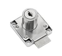 1 Pack Cabinet Cam Lock Set - Durable Cylinder Cam Locks for Secure Mailbox, RV Compartment, File Drawer, Dresser(338-32)