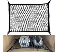 1 Pack Car Boot Net for Renault 4 E-Tech Crossover 2024 2025, Luggage Cargo Organiser Heavy Duty Elastic Mesh Storage Network with 4 Hooks