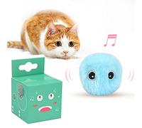 1 Pack Cat Ball Toys,Interactive Plush Cat Toys Balls,Kitten Chirping Balls,Fun Catnip Toys,Lifelike Animal Chirping Sounds,Automatic Sound,Kitten Toys for Indoor Cat Dog Kitty Kitten Puppy Exercise