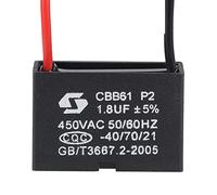 1 Pack Ceiling Fan Capacitor CBB61, Metallized Polypropylene Film Capacitor Great for Fans Pumps Motors Running Electronic Accessories