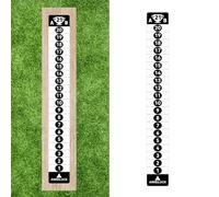 1 Pack Cornhole Scoreboard 17.3"L x 1.8"W, Metal Decal with Big Magnetic Score Keepers for Corn Hole Boards, Cornhole Rules Sign with Score, Scoreboard for Cornhole Game Keep Track of The Score