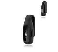 1 pack Cover for Google Fitbit Inspire 3/ace 3, yystao Silicone Case and Steel Plate Clip Cover for Google Fitbit Inspire 3/ace 3, Black