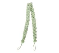 1 Pack Curtain Tiebacks 23 Inch Curtain Holdbacks Window Tassels Tie Backs Clips Decorative Rope Curtain Holdback Holder, Green