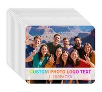 1 Pack Custom Mouse Pad Bulk with Photo Logo, Personalized Image Text Laptop Desk Mat, Sublimation Customized Non-Slip Waterproof Desk Writing Pad for Office, Work & Gaming,7.9x9.5 in