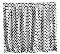 1 Pack Desk Skirts For Teacher Desk, Table Skirts With Polka Dots - For Dorms, Offices & Parties (6ft, White)