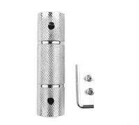 1-Pack Dumbbell Bar Connector Extender Linker for 1 Inch 25mm Standard Bars, Steel Spinlock Adapter to Convert Dumbbells into Barbells for Home Gym Strength Training
