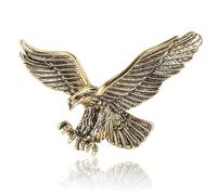 1 PACK eagle brooch pins medals for Men Boys Gentlemen Women Girls Ladies Party Clothing Decoration lapel pin medal Birthday Christmas Anniversary Valentine's day gift