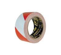 Everbuild PVC Hazard Tape Red / Black 50mm 33m