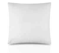 1 Pack Filled Cushions 18" x 18" Inches Poly Cotton Cushion Pad Inner for Indoor Outdoor Seat Inserts (45 Cm x 45 Cm) Plain White, Pack of 1